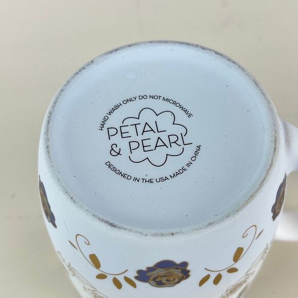 Petal & Pearl Rose and Hearts Soft Touch 16 oz Mug - Picture 5 of 8